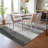 Machine Washable Indoor/Outdoor Arline ACN2169 Striped Rug-887401032
