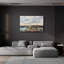 Art mural en verre épique «By the Lake» par Silvia Vassileva, 36 po x 24 po-116352512