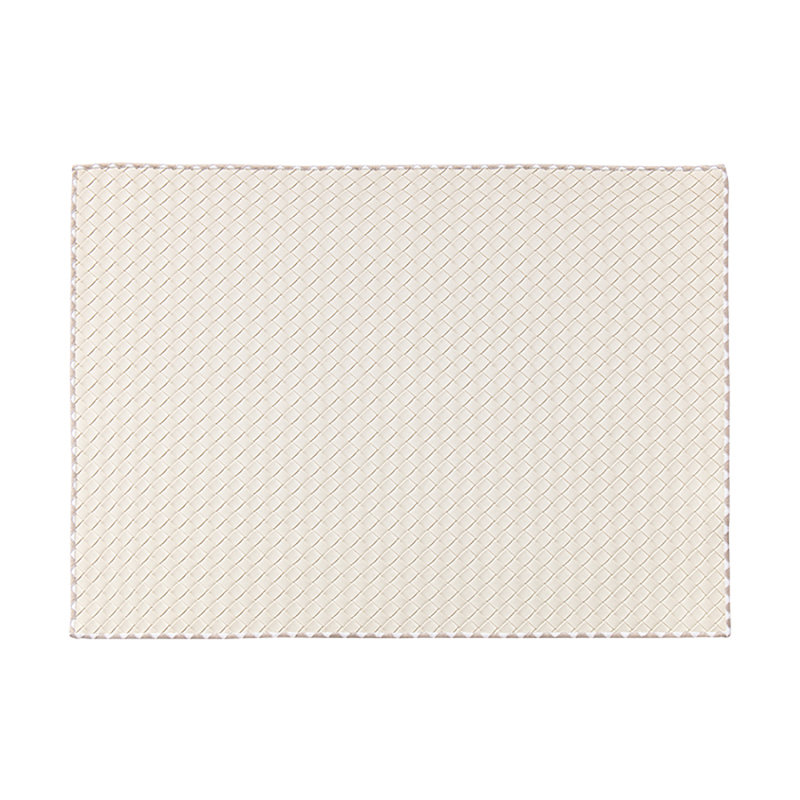 Mosie Rectangle Placemat, White