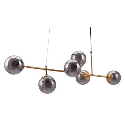 Lorette 6 - Light Dimmable Sputnik Sphere Chandelier