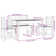 Gerton Rectangular 4 - Piece 4 - Person 121Cm L Outdoor Table Set