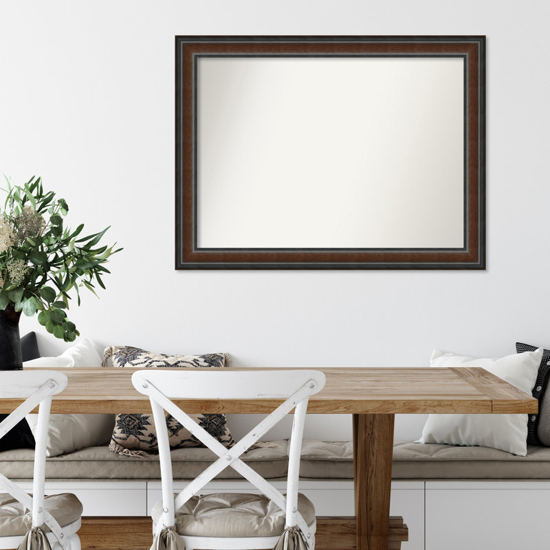 Halcott Solid Wood Rectangle Wall Mirror, 37" H x 28" W