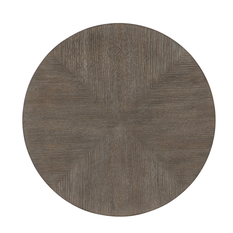 Table de chevet moderne Modern Mood Mood, Bois foncé / vison