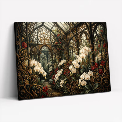 Ensemble de 1 tableau sur toile décorative de jardin