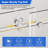 56"-60" W X 74" H Single Sliding Frameless Shower Door 8Mm Thickened Tempered Glass Stainless Steel Hardware-121059771