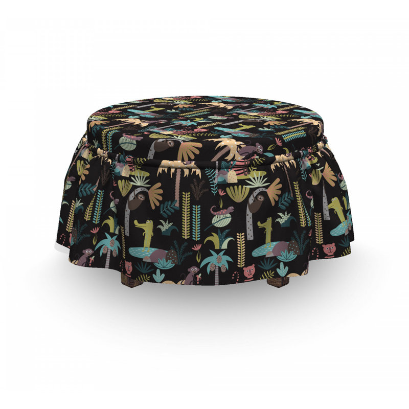 Housse pour tropical island nature repose-pieds