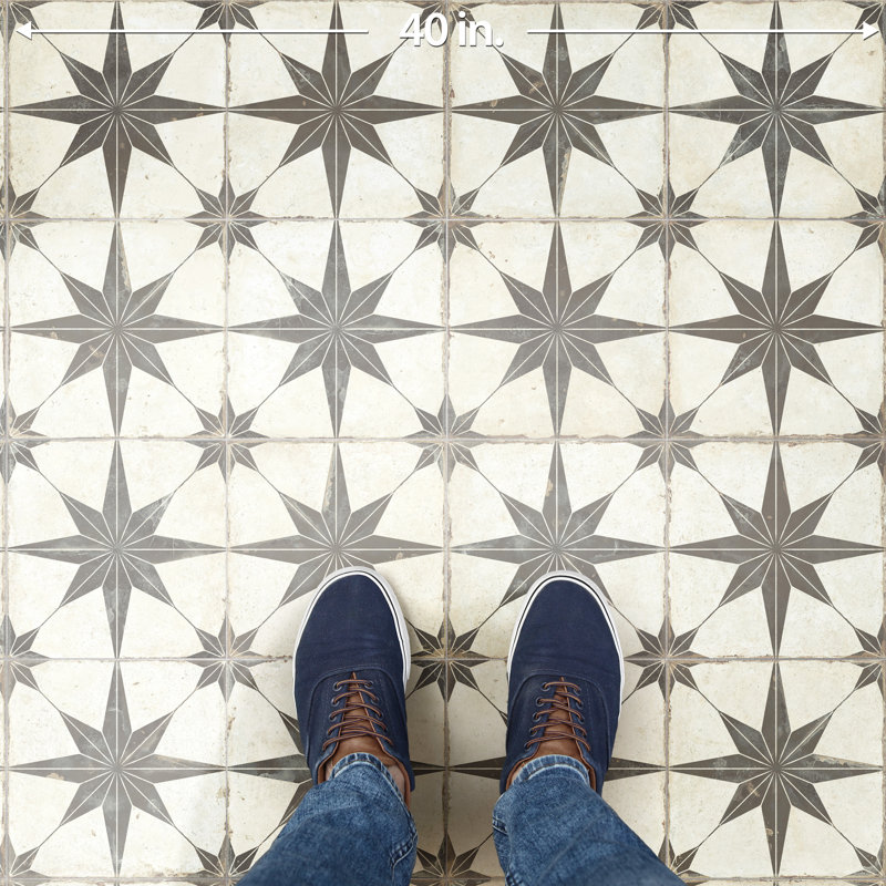 Kings Star Supernova 17-3 / 4 po X 17 3/4 po Carreau de porcelaine pour plancher et mur