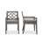Grey Cushion/Dark Brown Wood Frame selected