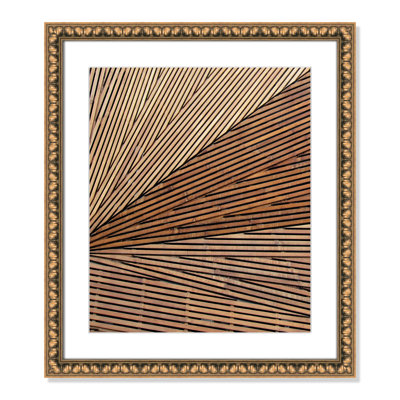 Fayette "Geometric Wood Panel 1" Print