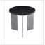 Table basse ronde en bois de chêne noir et pieds en métal noir-2050122108-2050122111