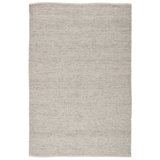 Lamanda Indoor/ Outdoor Solid Light Gray/ Ivory Area Rug