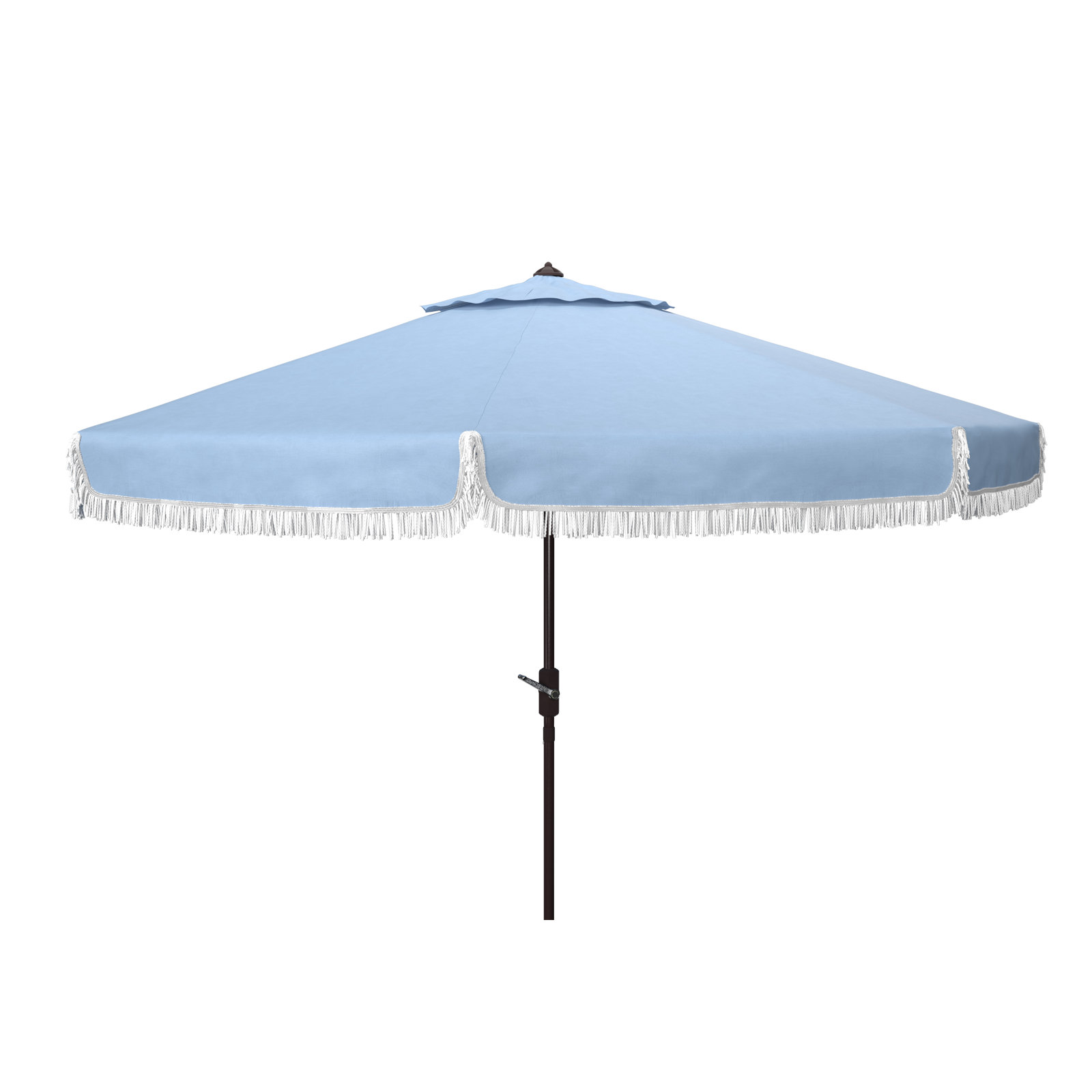 Argentina 8.4' Umbrella, Baby Blue/White