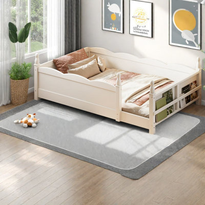 Lits pour enfants avec rangement, lit simple en bois aggloméré pour maison moderne