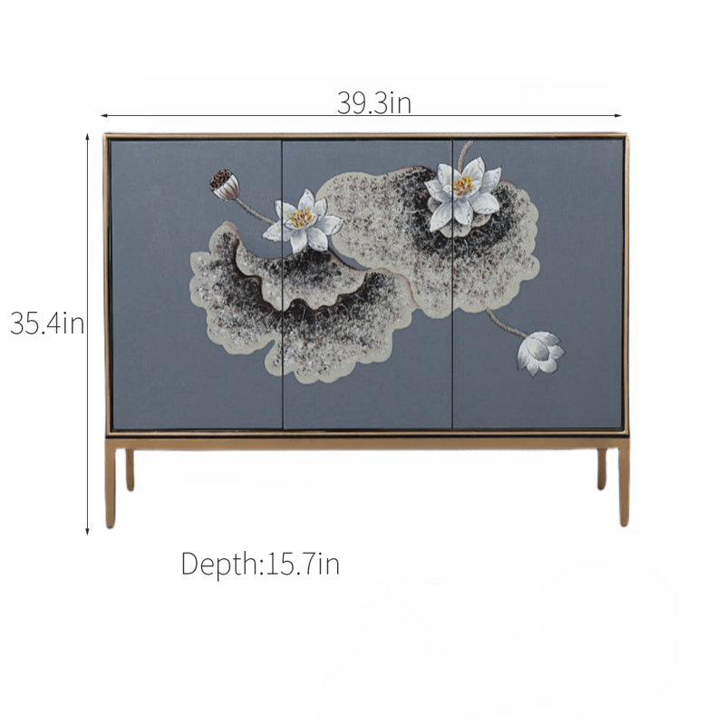 Armoire décorative légère et luxueuse