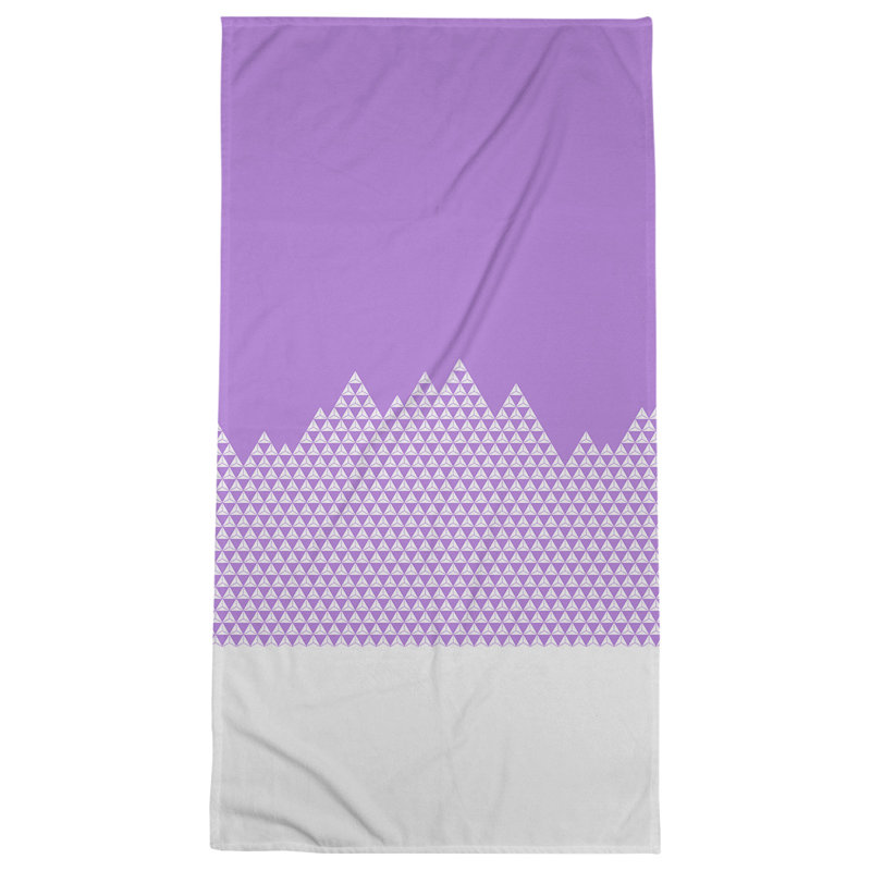 Serviette de bain Mountain, Violet