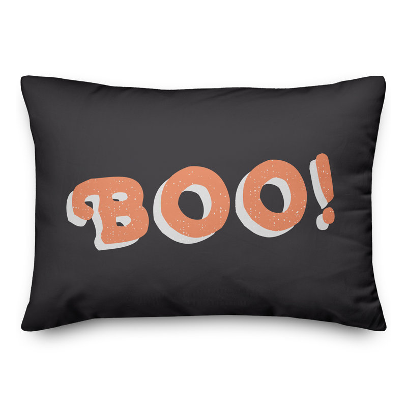  Boo! Rectangular Pillow Cover & Insert
