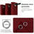 2 Thick Panels Room Darkening Blackout Curtains, Thermal Insulated Block Out Light Grommet Drapes-110070682-110070660