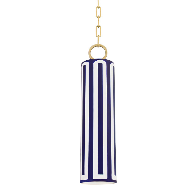 Coven Single Light Ceramic Dimmable Pendant