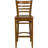Ladder Back Wooden Restaurant Barstool-1909724193