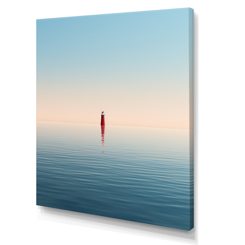 «Light House Simplicity At Sea II», reproduction sur toile, H 44 po x l 34 po x P 1,5 po, Toile tendue