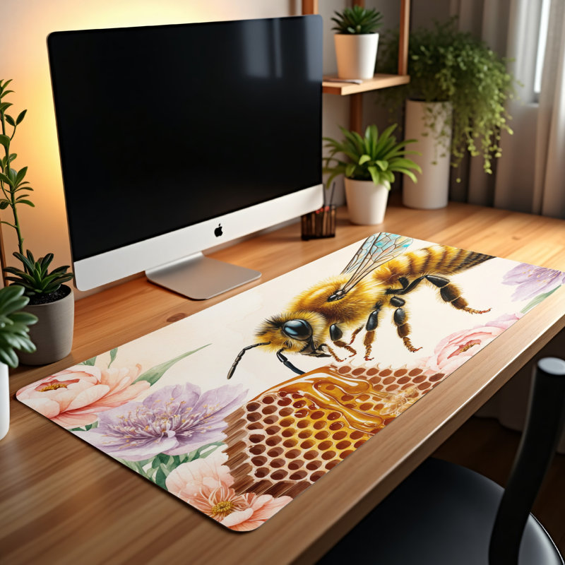Polyester Desk Pad, 14.4x12.1