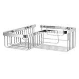 Filo Drill & Screw Mount Shower Basket