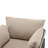 Iron Lounge Chair With Rope Weave Design And Plush Cushions-1875961508