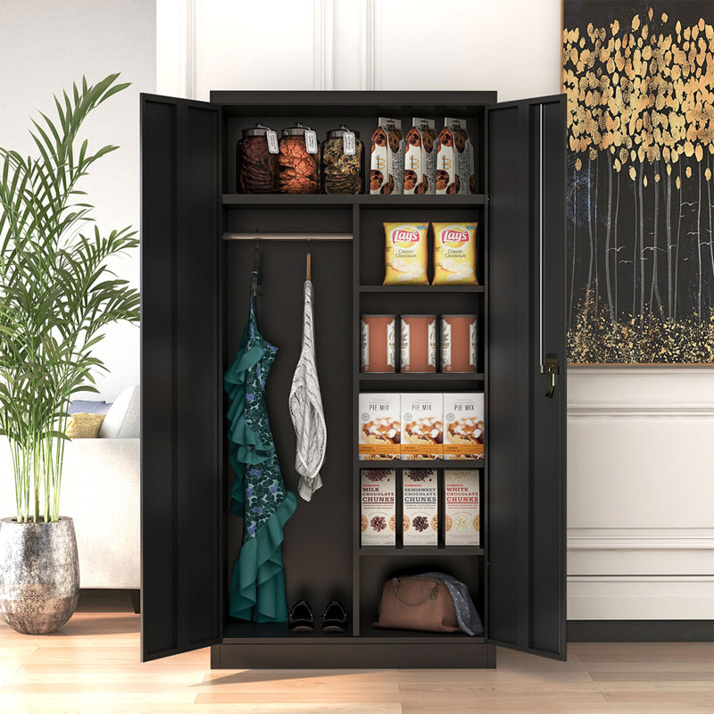 Metal Single Storage Cabinet ( 72'' H x 36'' W x 18'' D)