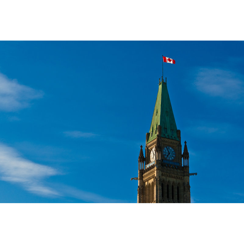 Peace Tower, Canadian Parliament by Jeff_Rivard - Wrapped Canvas Print, 51cm H x 76cm W