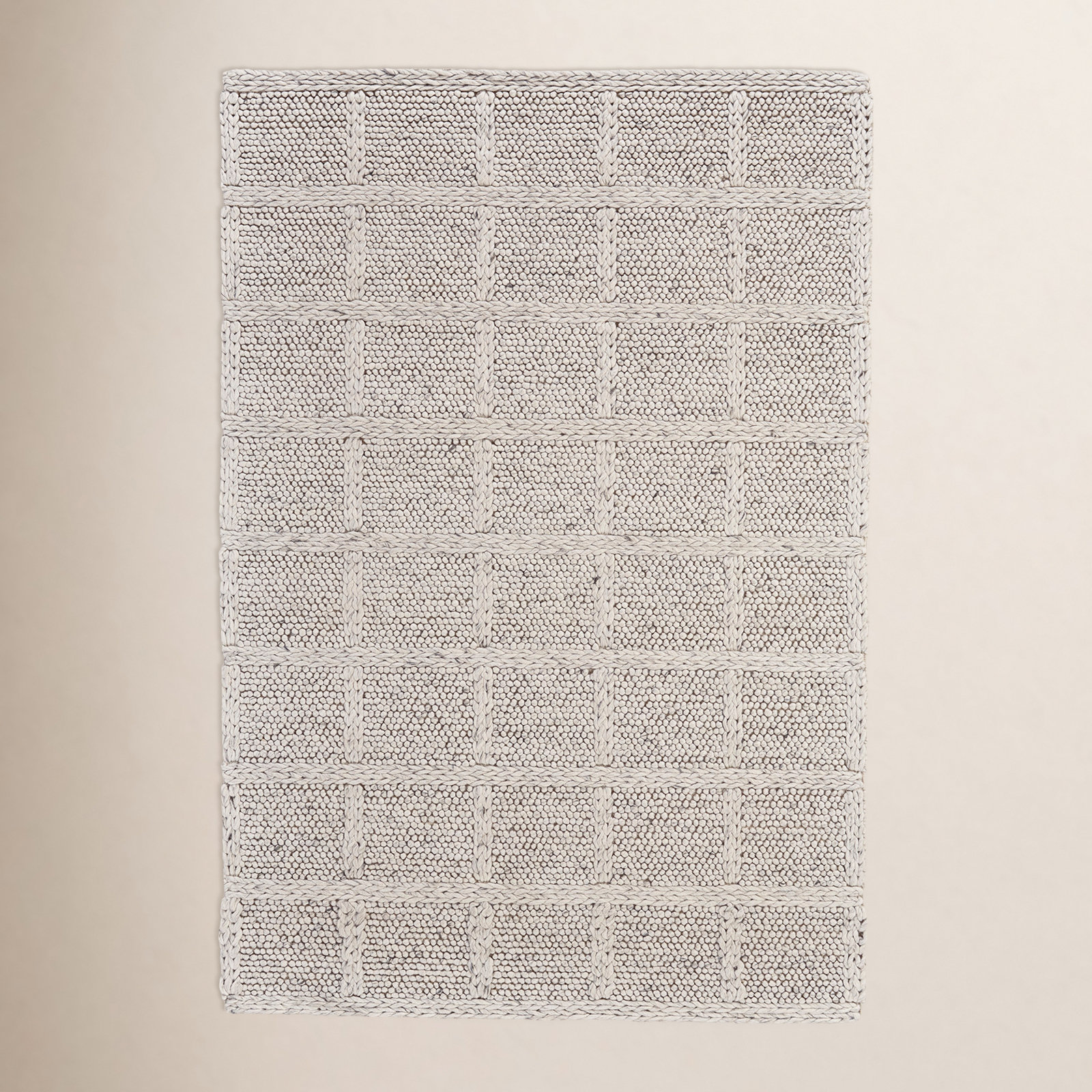 Alvin Handmade Wool Rug, Rectangle 2' x 3'