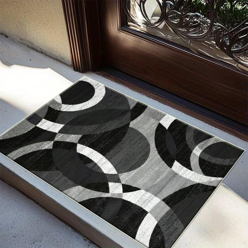 Geometric Pattern Area Rug, Soft And Lightweight, Suitable For All Seasons, Easy To Maintain And Easy To Clean, Machine Washable Carpet Floor Mat, Suitable For Living Room, Bedroom, Dining Room, Balcony, Office, Room Decor, Home Decor, Outdoor Decor