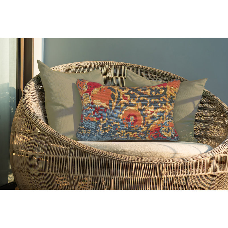 Marina Outdoor Throw Pillow, 12" H x 18" W