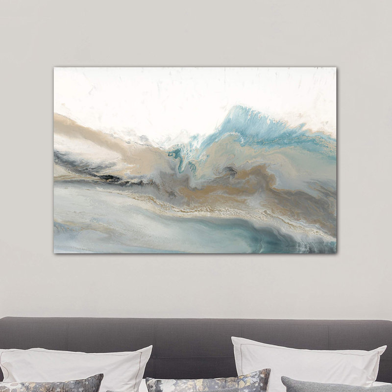 Coastline Whisper by Blakely Bering - Wrapped Canvas Painting, 101.6 cm H x 66.04 cm W x 3.175 cm D