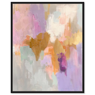 «Lavender Horizon Canvas Pastel Abstracts» par Art Remedy