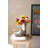  Ceramic and Mosaic Mirror Boot Vase – 7" Tall Decorative Accent