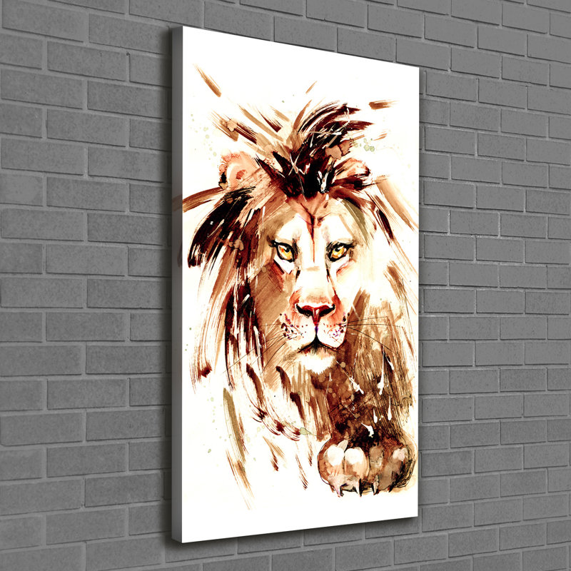 Lion - Wrapped Canvas Print