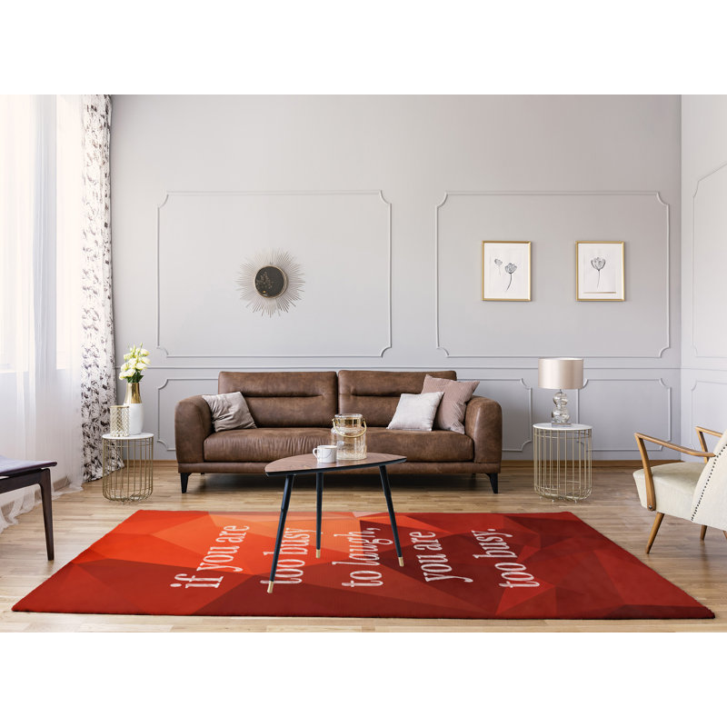 Tapis en poly-marque pour le rire, Rectangle 5 pi x 7 pi