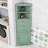 Triangle Bathroom Corner Cabinet with Adjustable Shelves, Triangle Drawers and Enclosed Storage-1437062275