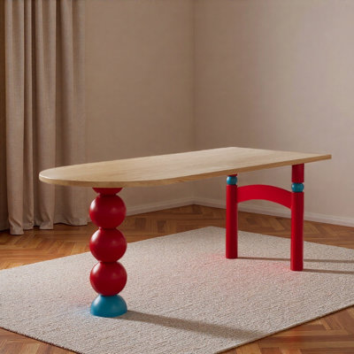 Bright Colours Stylish Solid Wood Desk