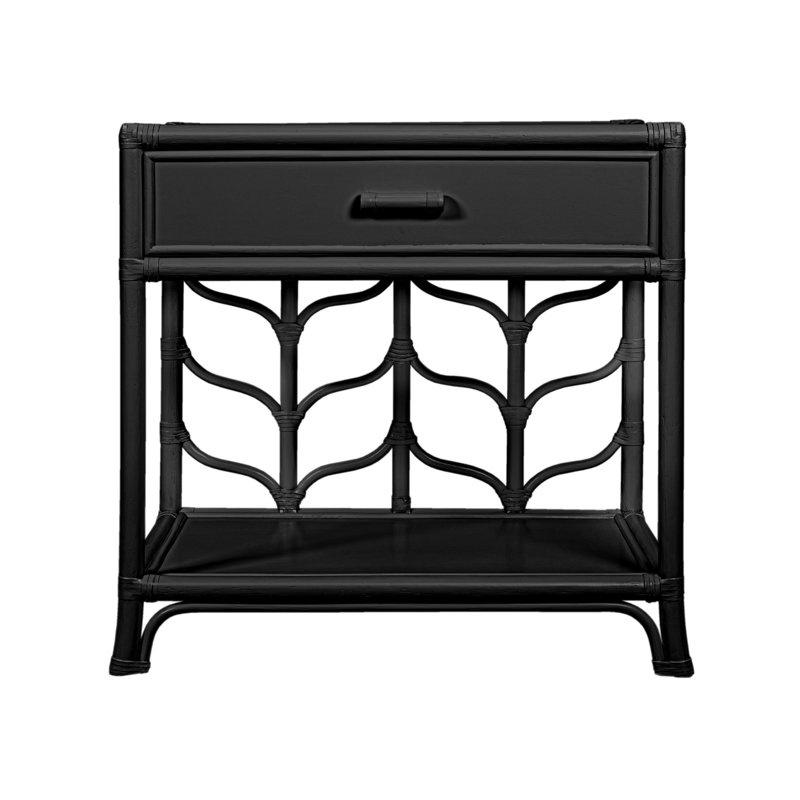 Ivy 1 - Drawer Nightstand, Black