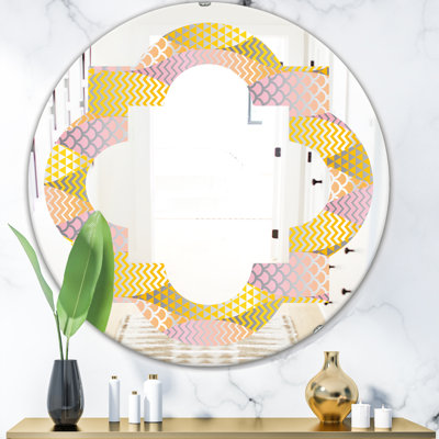 Miroir mural éclectique Quatrefoil