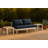 Kylis 60'' Wide Aluminum Loveseat with Cushions-61209624-61209623