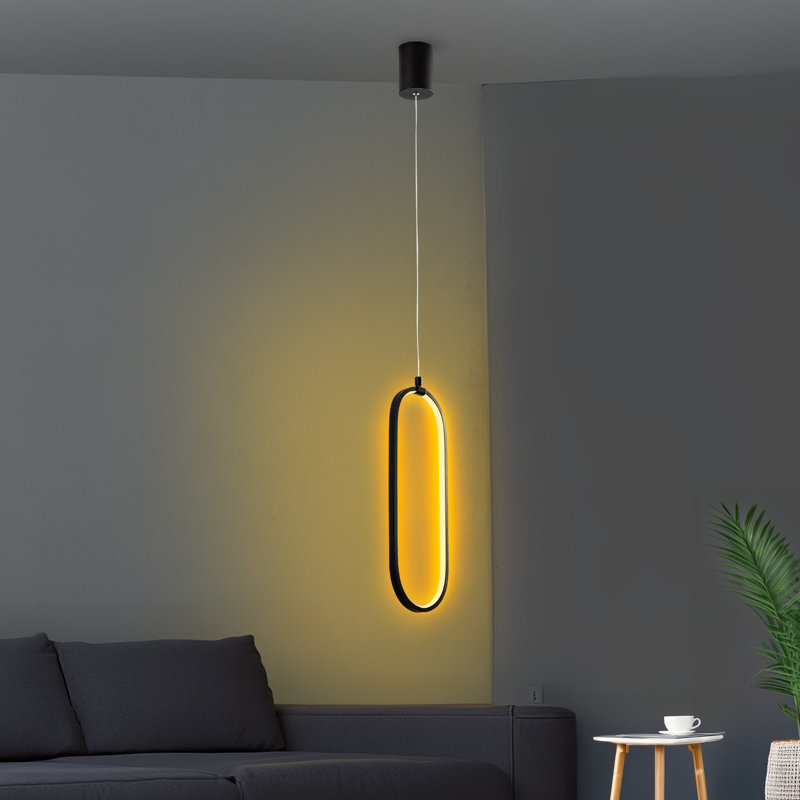 Lustre fantaisie à DEL en métal