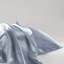 Très grand drap de satin bleu très grand - 6 pièces, froissé, lisse et soyeux, comprend 1 plat, 4 taies d'oreiller ajustées à texture soyeuse, convient aux matelas de 16 po, drap plat,
