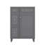 Meuble-lavabo 24 po avec lavabo en céramique, 2 tiroirs 24 po-116119340