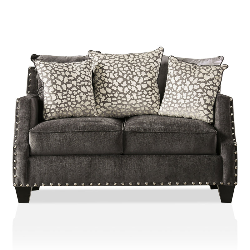 Causeuse Bobijo, Gris chenille