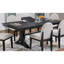 Ensemble de table de salle à manger de style traditionnel et 6 chaises d'appoint 7 pièces