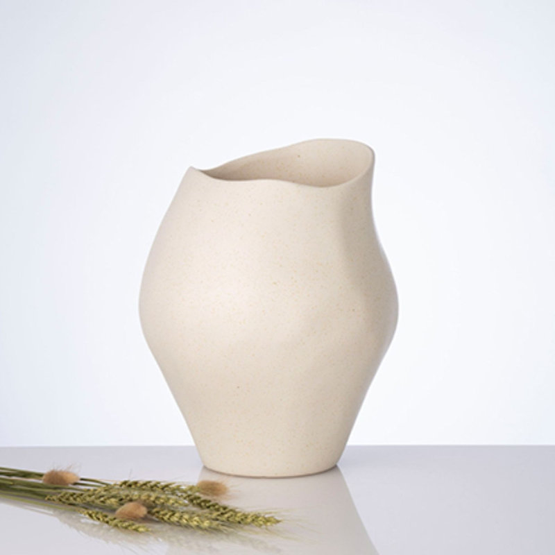 Mosco white Handmade Ceramice Vase
