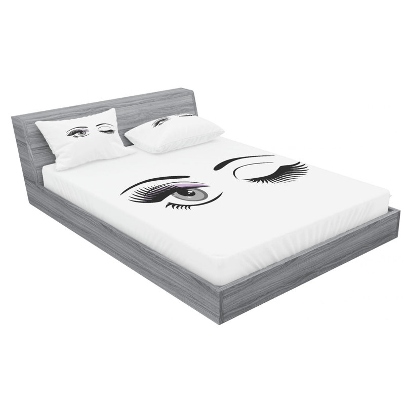 Microfiber Sheet Set, Full Sheet Set with Fitted Sheet