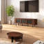 Élégante table basse ovale pour meuble télé